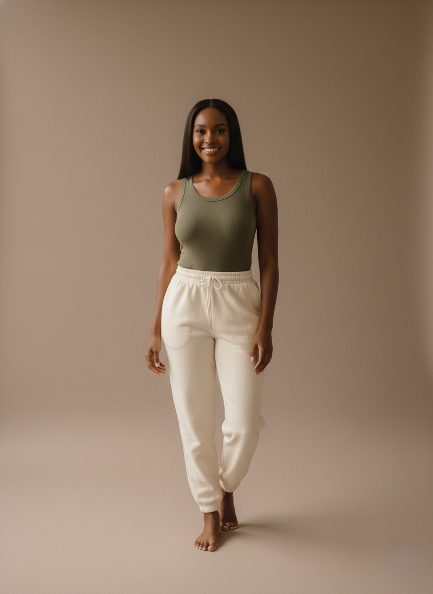 Cotton Racerback Bodysuit