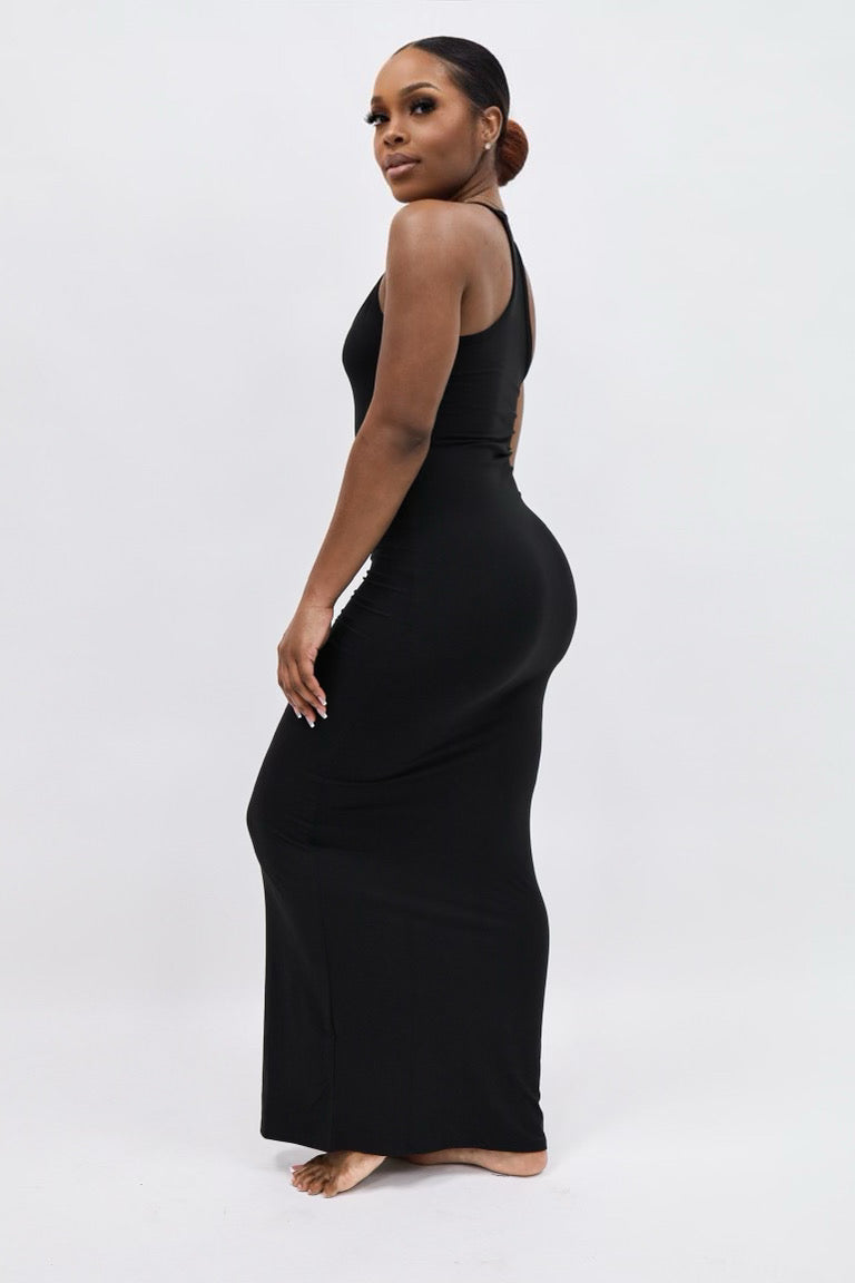 Racerback Maxi Dress (Black)